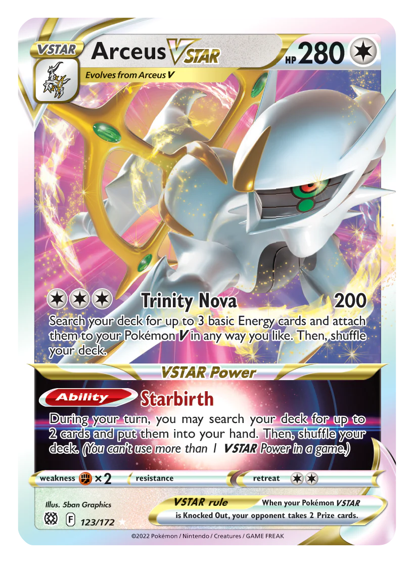Arceus VSTAR (123/172) [Sword & Shield: Brilliant Stars]