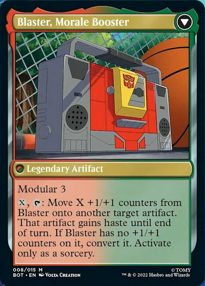 Blaster, Combat DJ // Blaster, Morale Booster [Transformers] - Image 2