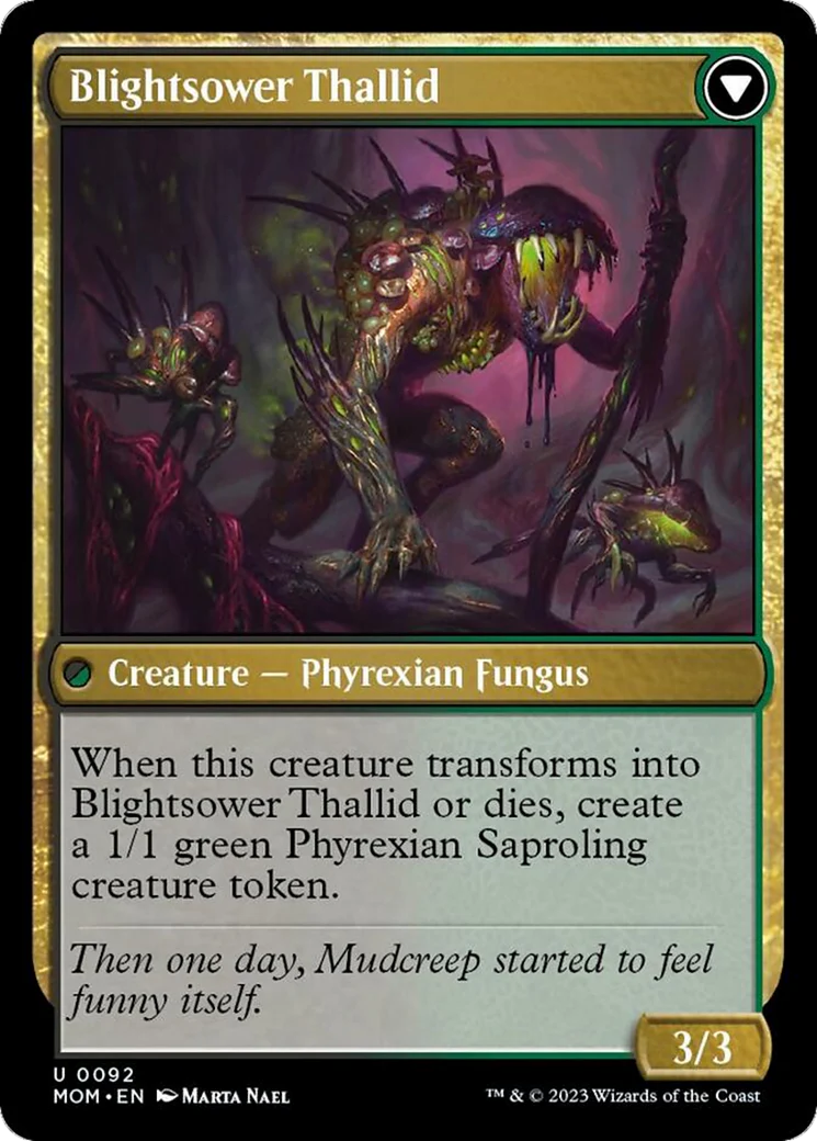 Blightreaper Thallid // Blightsower Thallid [March of the Machine] - Image 2