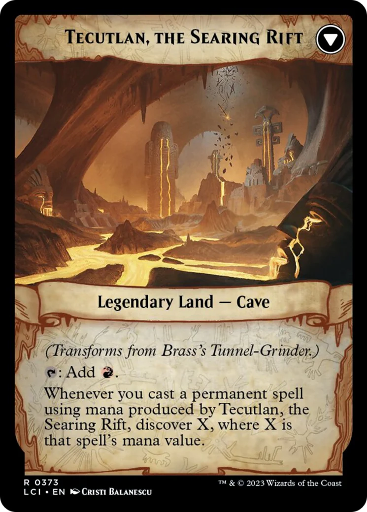 Brass's Tunnel-Grinder // Tecutlan, The Searing Rift [The Lost Caverns of Ixalan] - Image 2