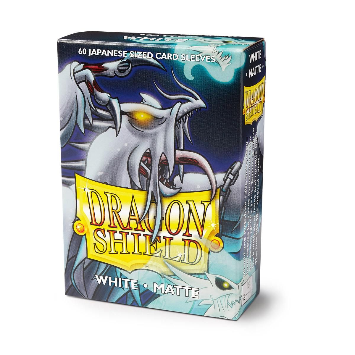 Dragon Shield: Japanese Size 60ct Sleeves - White (Matte) - Image 2