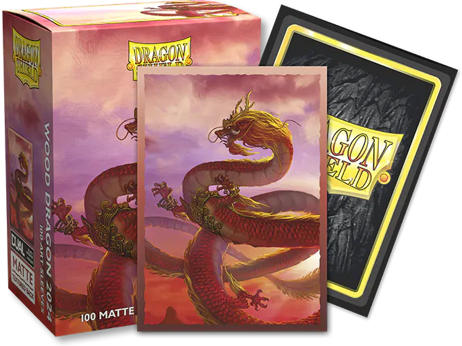 Dragon Shield: Standard 100ct Art Sleeves - Year of the Wood Dragon 2024 (Dual Matte) - Image 2