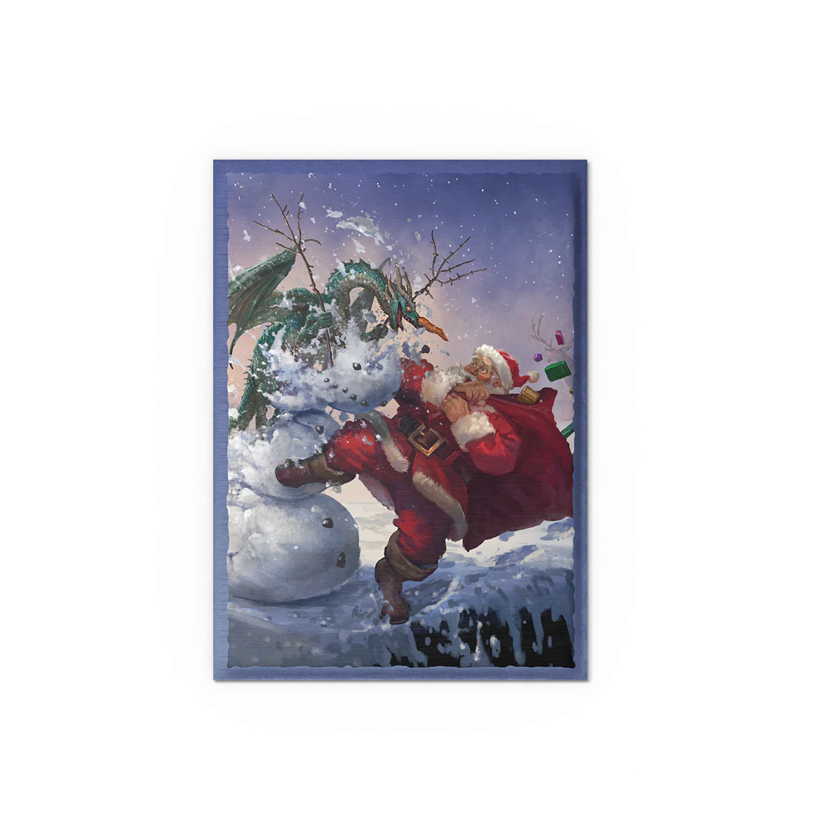 Dragon Shield: Standard 100ct Brushed Art Sleeves - Christmas 2025 - Image 2