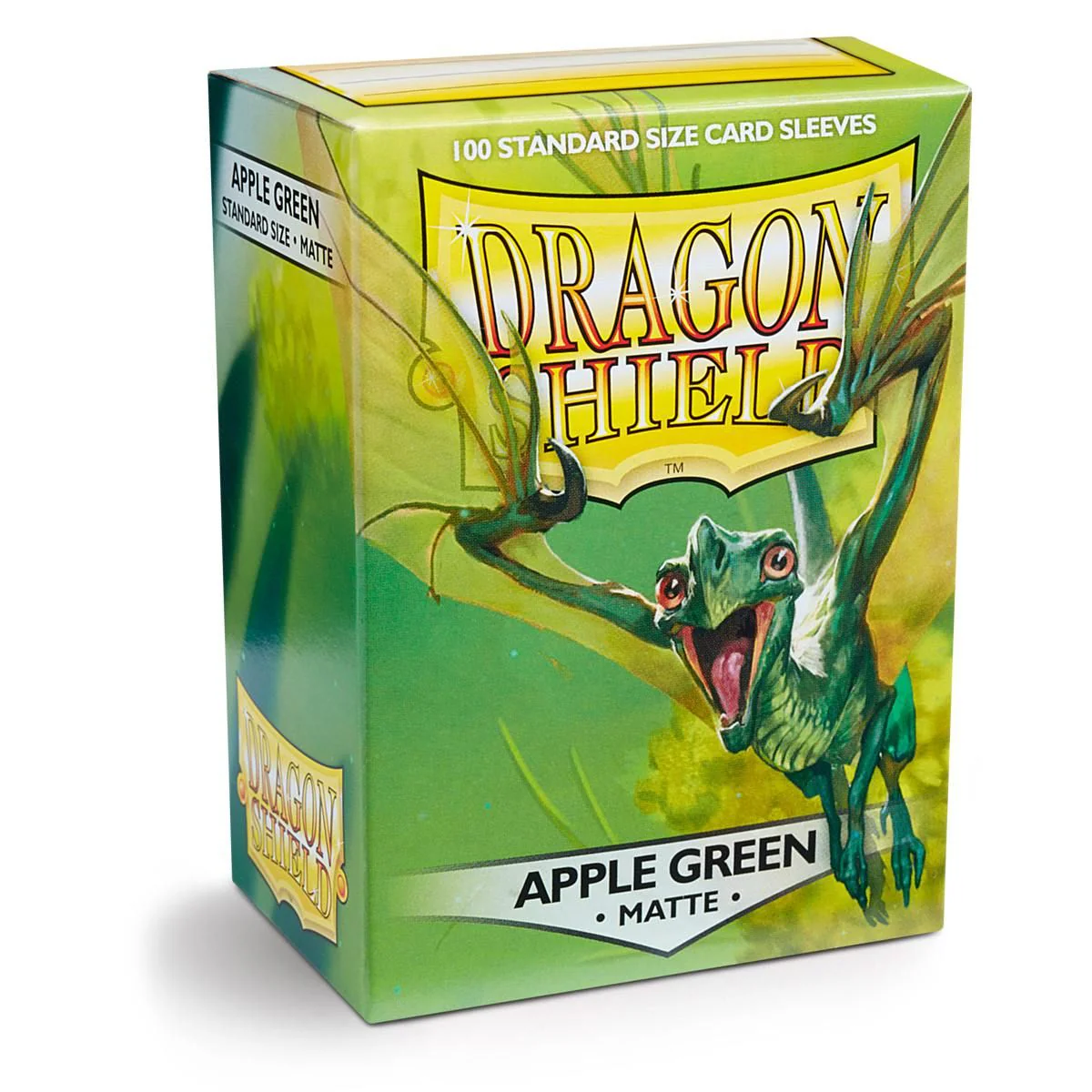 Dragon Shield: Standard 100ct Sleeves - Apple Green (Matte) - Image 3