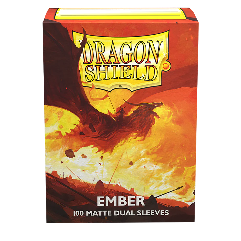 Dragon Shield: Standard 100ct Sleeves - Ember (Dual Matte)