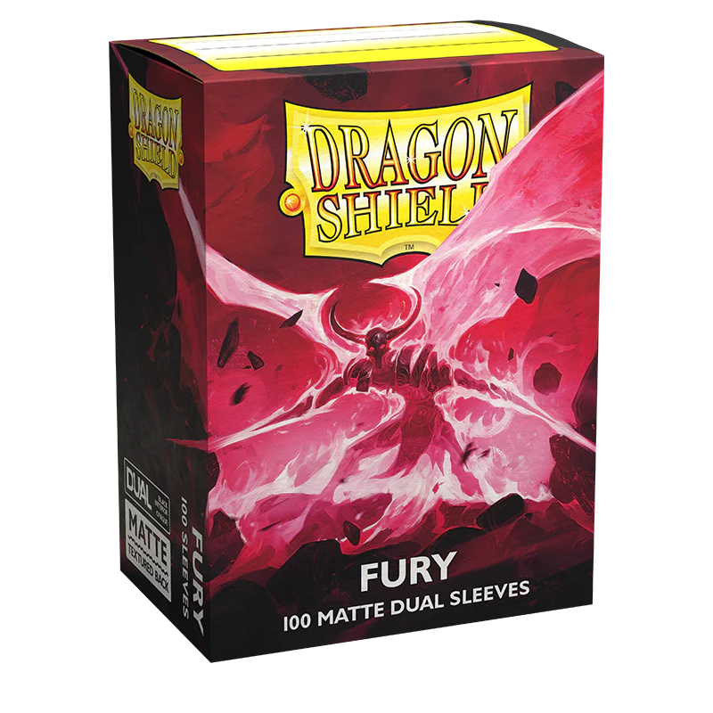 Dragon Shield: Standard 100ct Sleeves - Fury (Dual Matte) - Image 3