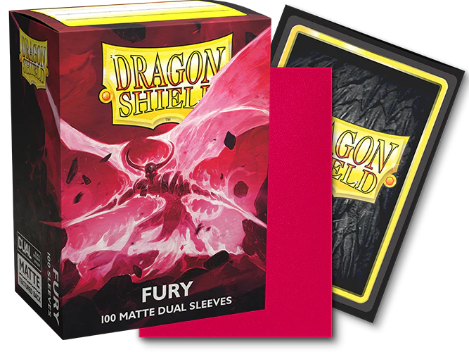 Dragon Shield: Standard 100ct Sleeves - Fury (Dual Matte) - Image 4