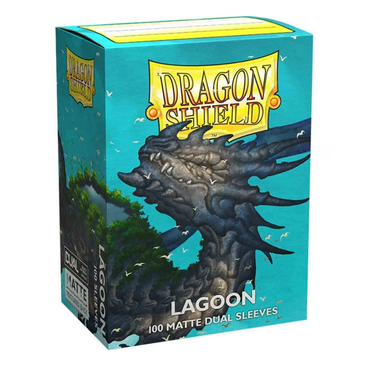 Dragon Shield: Standard 100ct Sleeves - Lagoon (Dual Matte) - Image 3