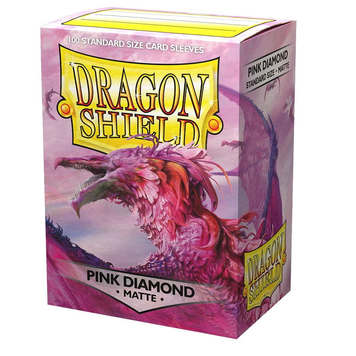 Dragon Shield: Standard 100ct Sleeves - Pink Diamond (Matte) - Image 2