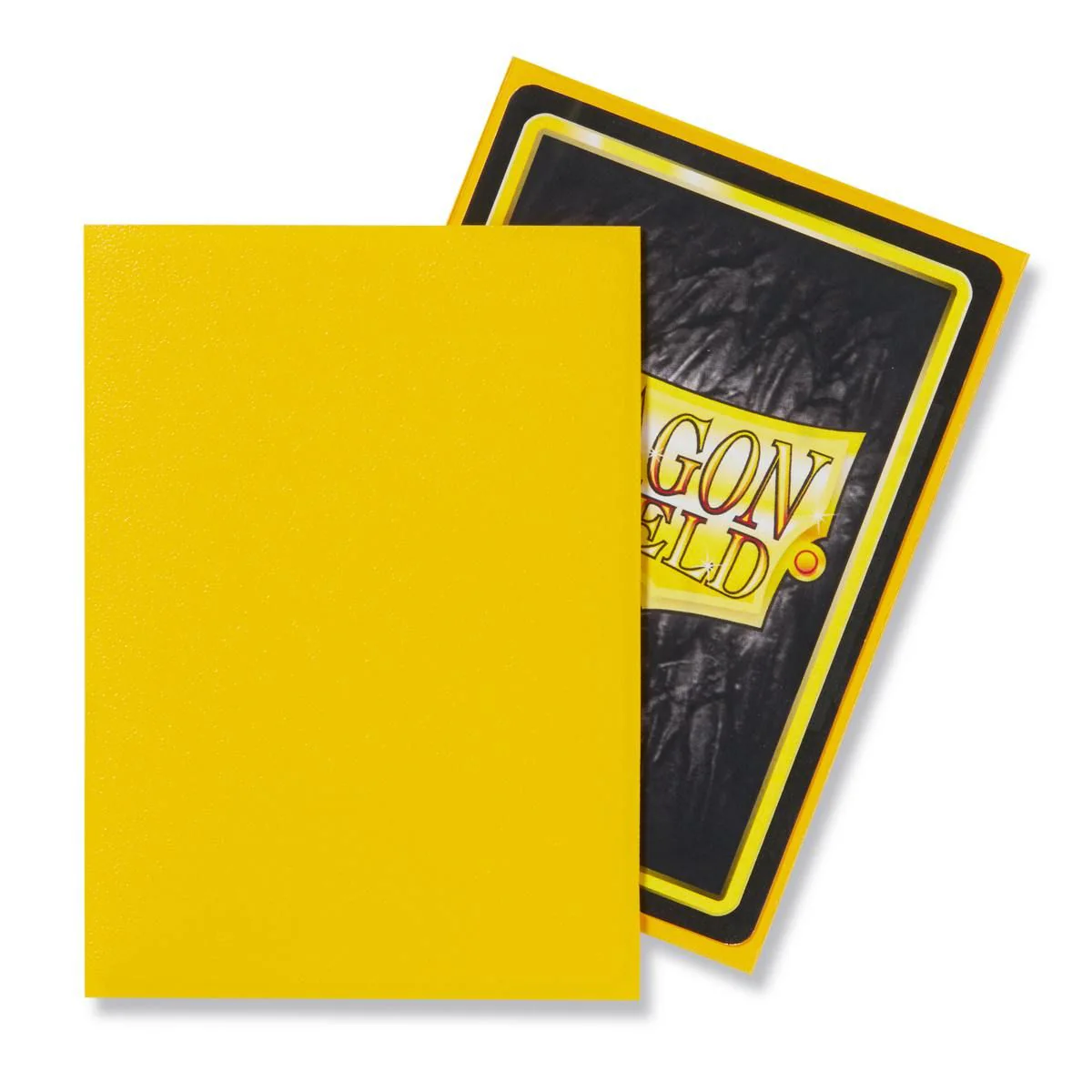 Dragon Shield: Standard 100ct Sleeves - Yellow (Matte) - Image 4