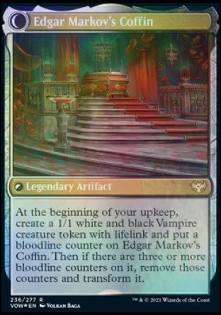 Edgar, Charmed Groom // Edgar Markov's Coffin [Innistrad: Crimson Vow Prerelease Promos] - Image 2