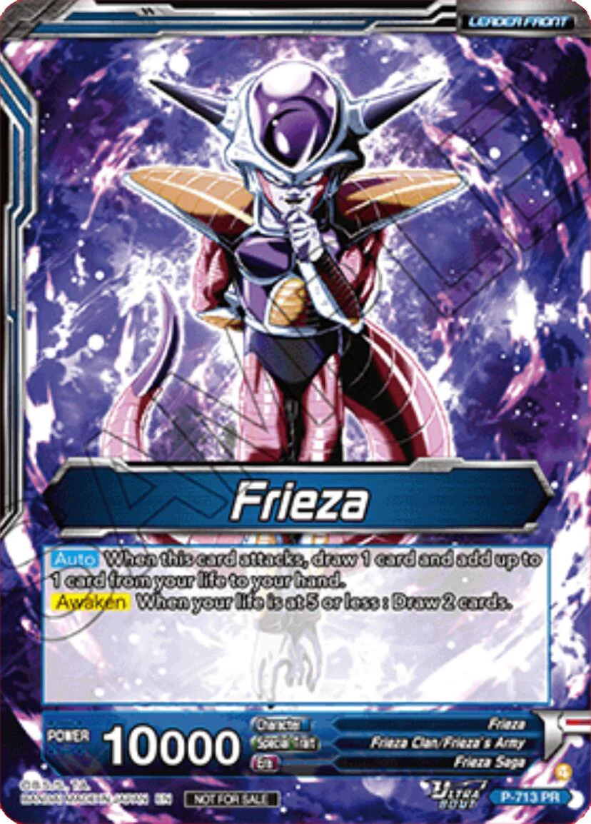 Frieza // Frieza, Unwavering Pride (Gold Stamped) (P-713) [Promotion Cards] - Image 2