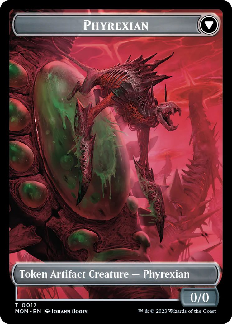 Incubator // Phyrexian (17) Double-Sided Token [March of the Machine Tokens] - Image 2