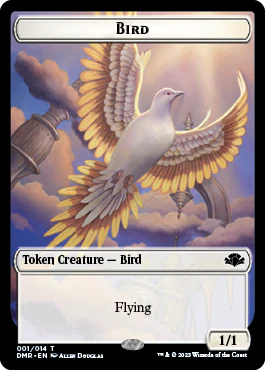 Insect // Bird Double-Sided Token [Dominaria Remastered Tokens] - Image 2