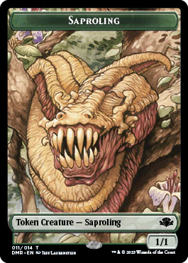 Insect // Saproling Double-Sided Token [Dominaria Remastered Tokens] - Image 2
