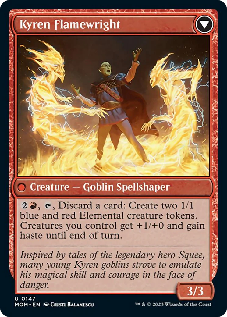 Invasion of Mercadia // Kyren Flamewright [March of the Machine] - Image 2