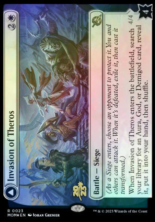 Invasion of Theros // Ephara, Ever-Sheltering [March of the Machine Prerelease Promos]