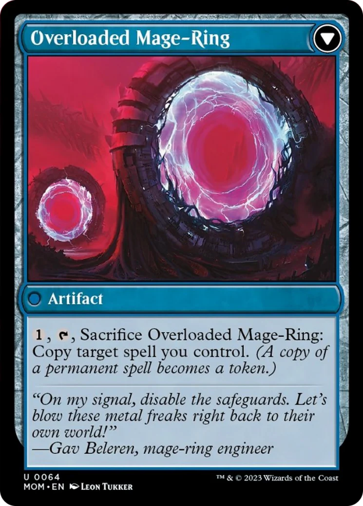 Invasion of Vryn // Overloaded Mage-Ring [March of the Machine] - Image 2