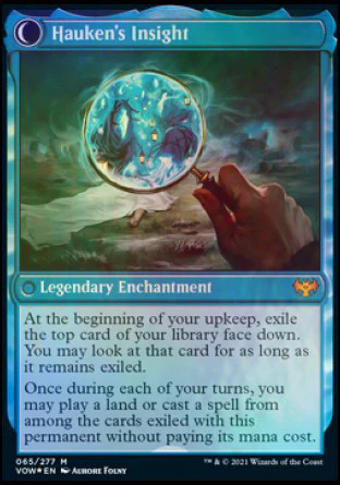 Jacob Hauken, Inspector // Hauken's Insight [Innistrad: Crimson Vow Prerelease Promos] - Image 2