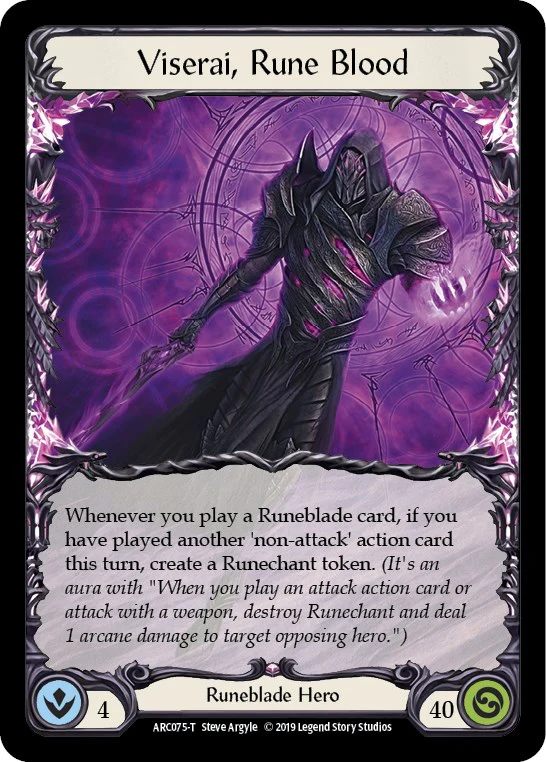Kano // Viserai, Rune Blood [ARC114 // ARC075] (Arcane Rising) - Image 2
