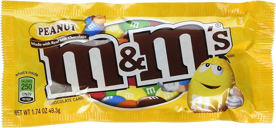 Snack- m&m's peanut