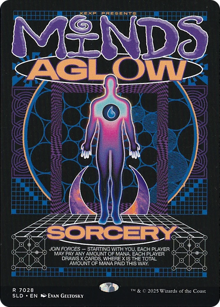 Minds Aglow (Rainbow Foil) [Secret Lair Drop Series]