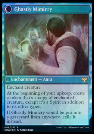 Mirrorhall Mimic // Ghastly Mimicry [Innistrad: Crimson Vow Prerelease Promos] - Image 2