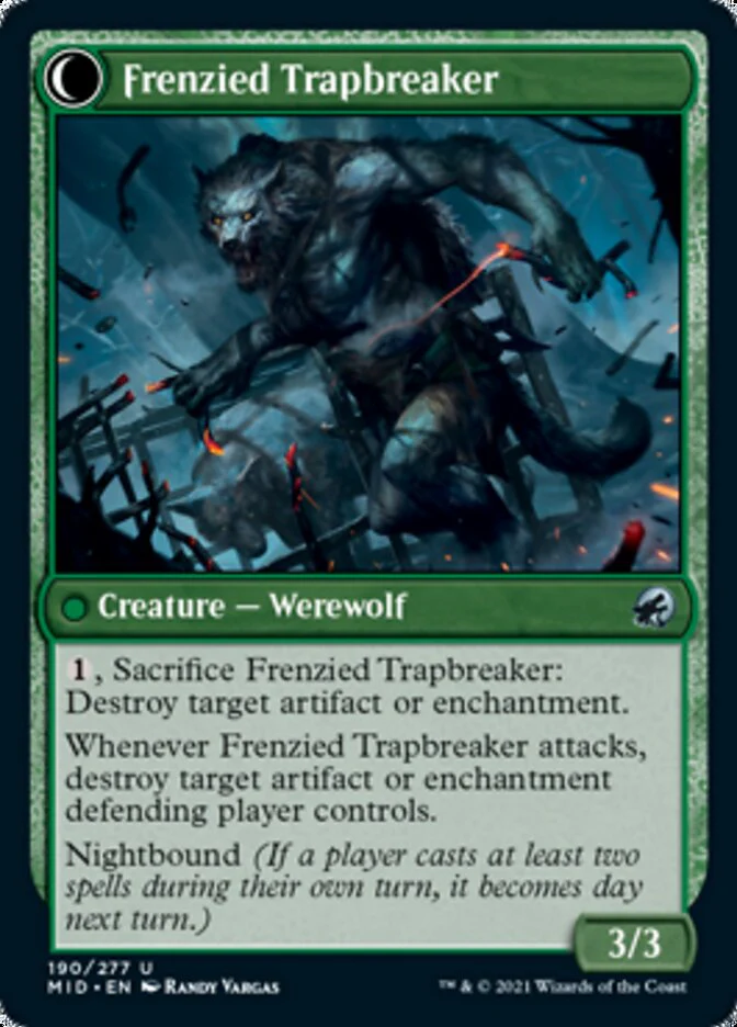 Outland Liberator // Frenzied Trapbreaker [Innistrad: Midnight Hunt] - Image 2
