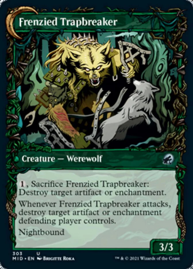 Outland Liberator // Frenzied Trapbreaker (Showcase Equinox) [Innistrad: Midnight Hunt] - Image 2