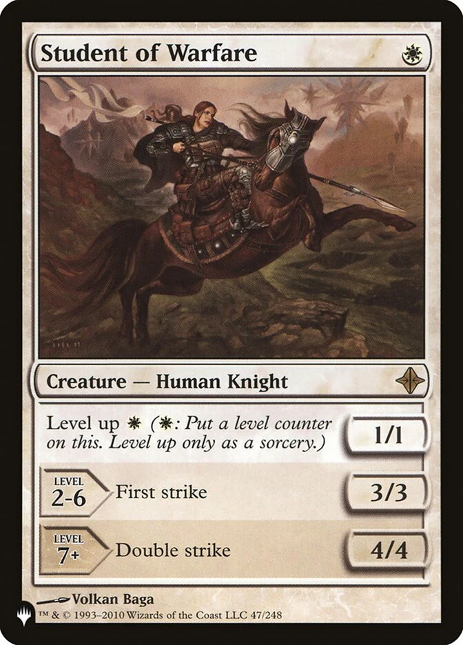 Student of Warfare [The List]