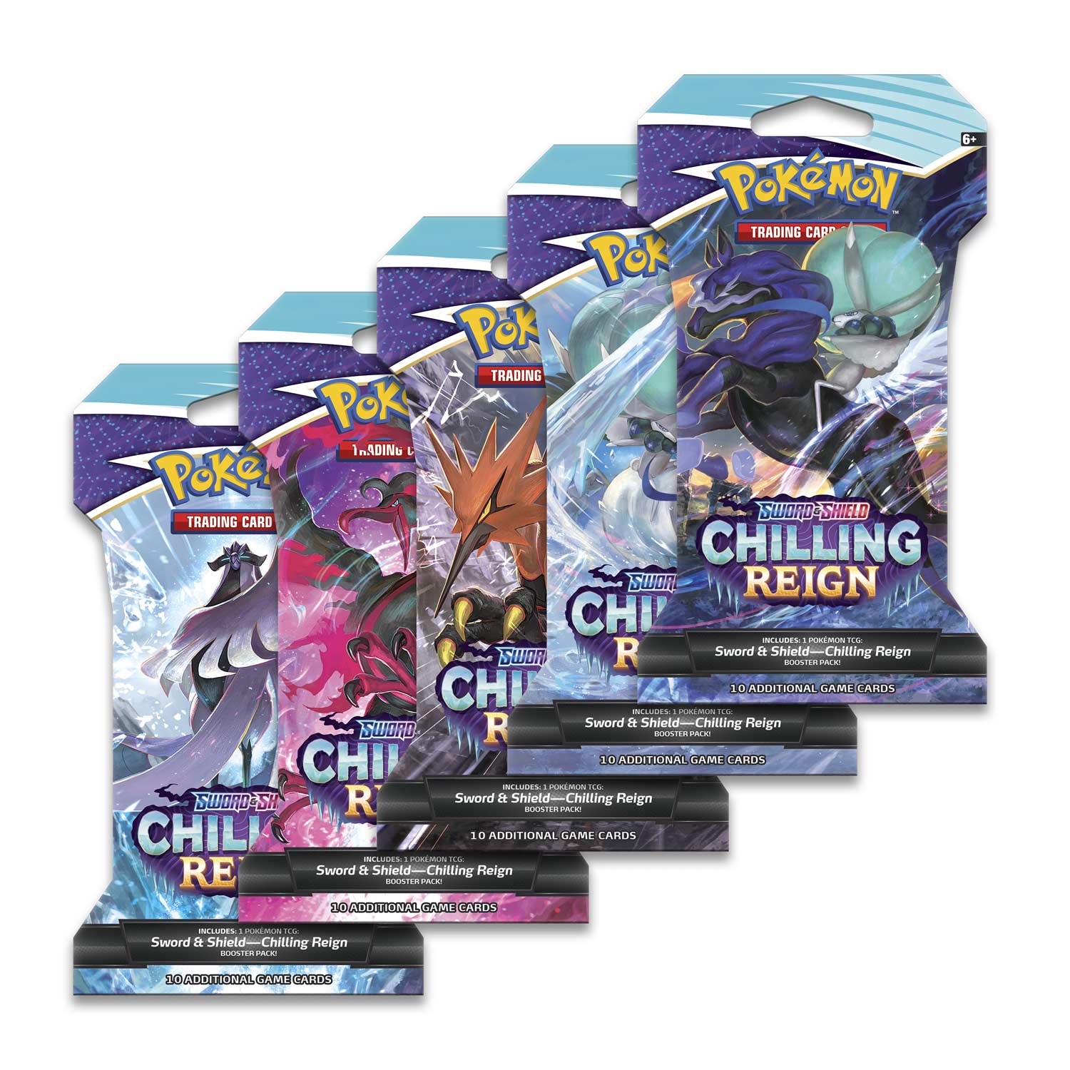Sword & Shield: Chilling Reign - Sleeved Booster Pack - Image 2
