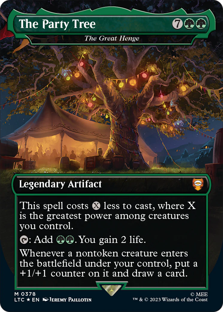 The Party Tree - The Great Henge (Surge Foil Realms and Relics) [The Lord of the Rings: Tales of Middle-Earth Commander]
