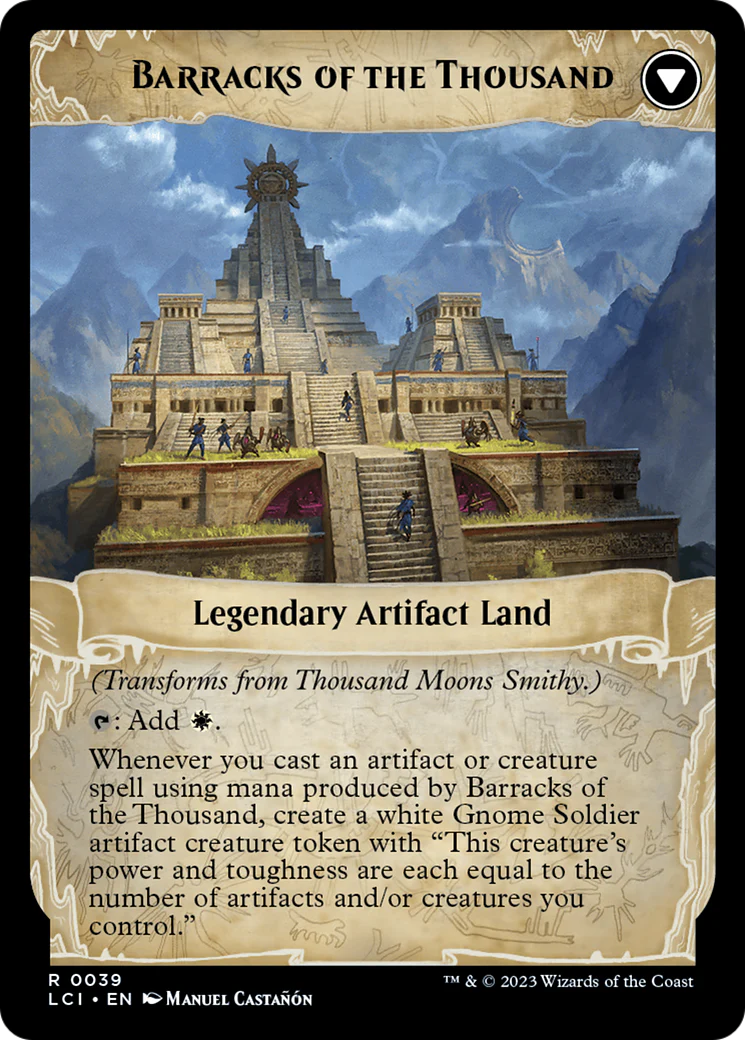 Thousand Moons Smithy // Barracks of the Thousand [The Lost Caverns of Ixalan] - Image 2
