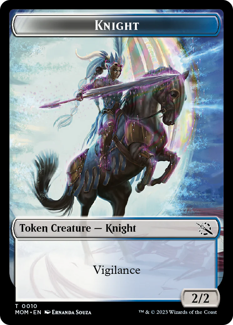 Treasure (20) // Knight Double-Sided Token [March of the Machine Tokens] - Image 2