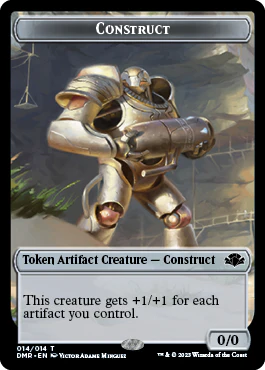 Zombie // Construct Double-Sided Token [Dominaria Remastered Tokens] - Image 2